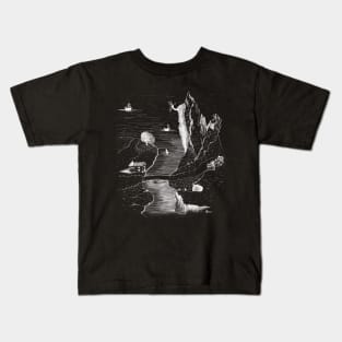 Drawing of a landscape Kids T-Shirt